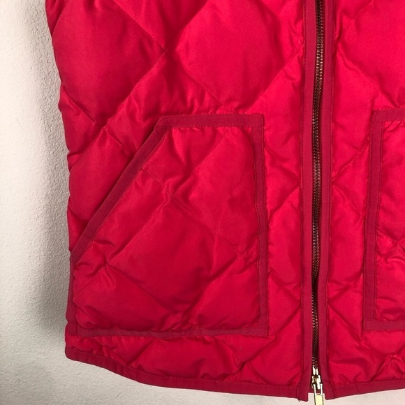 J. Crew- Pink Excursion down blend quilted vest - Picture 4 of 9
